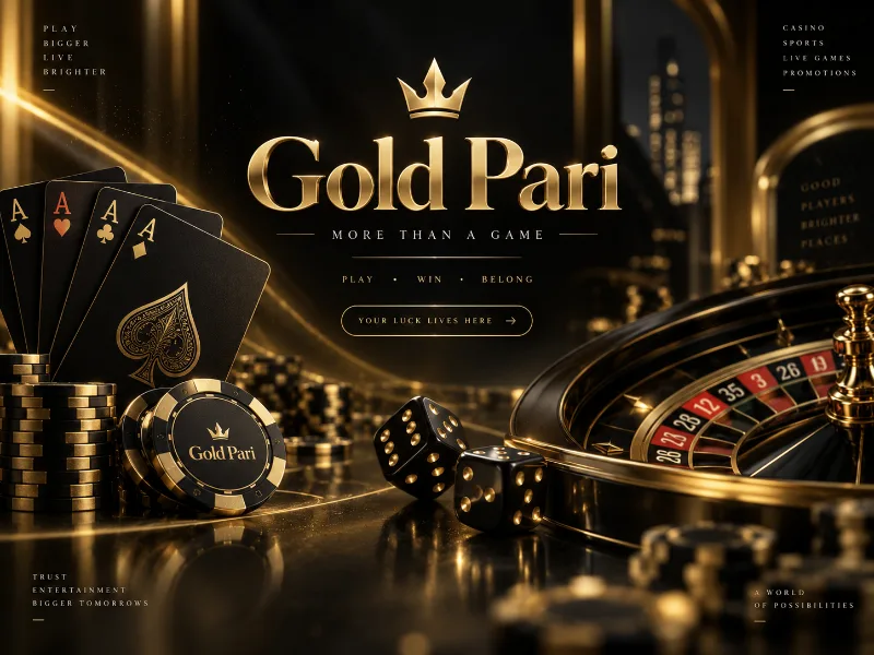 GoldPari ruletka, o‘yin kartalari va kazino jetonlari